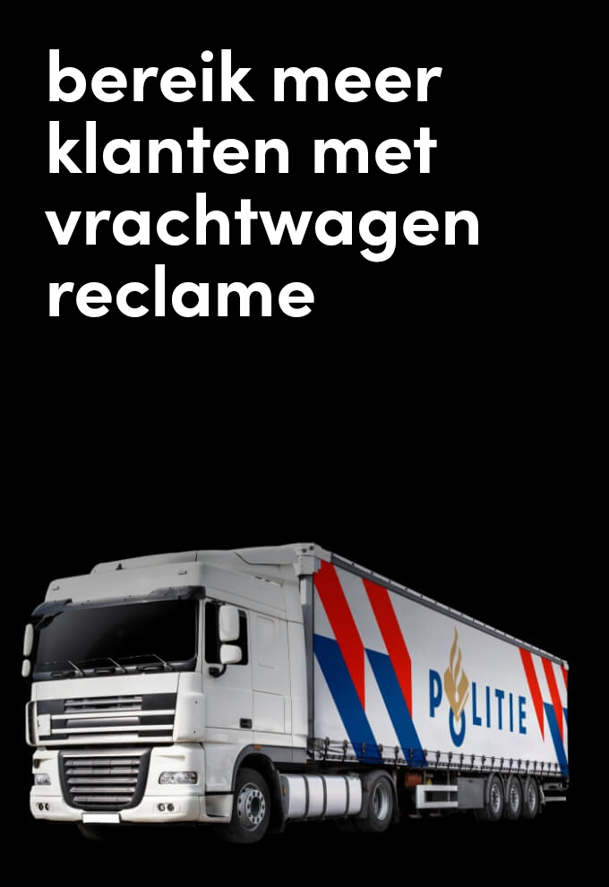 bereik klanten met vrachtwagenreclame