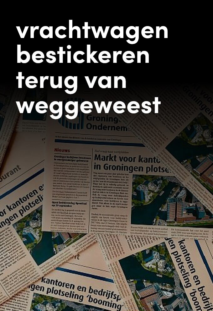 vrachtwagen bestickeren